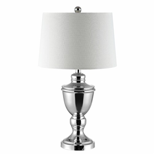 SAFAVIEH Ressa Table Lamp | Nickle | Perspective: back