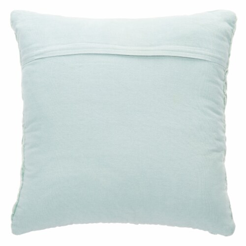 Safavieh Lensa Pillow - Mint Green Perspective: back