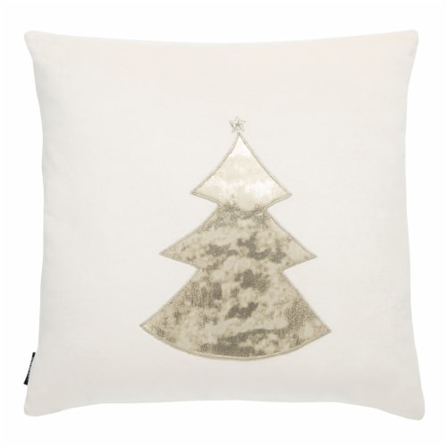 Safavieh Noel Square Pillow - Beige Perspective: back