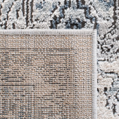 Safavieh Martha Stewart Dacota Oregon Area Rug - Light Blue/Ivory Perspective: back