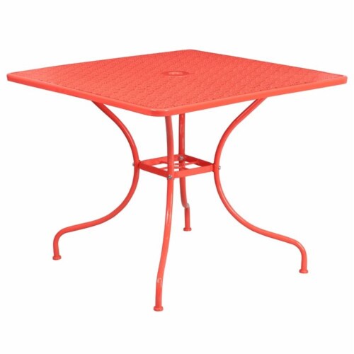 Flash furniture square indoor outdoor steel patio table deals
