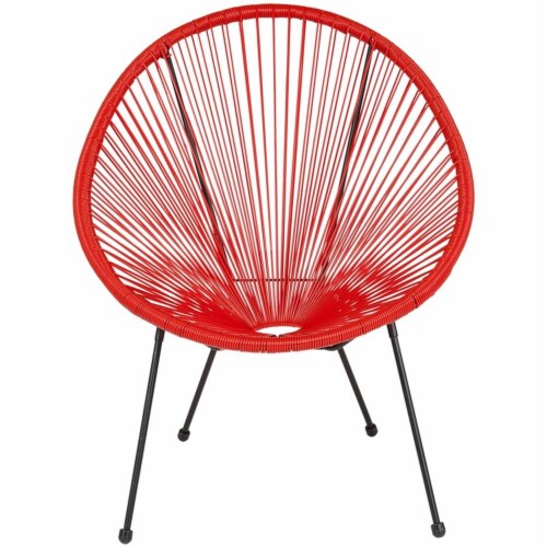 Red Bungee Oval Lounge Chair 36x26x17 Fry s Food Stores