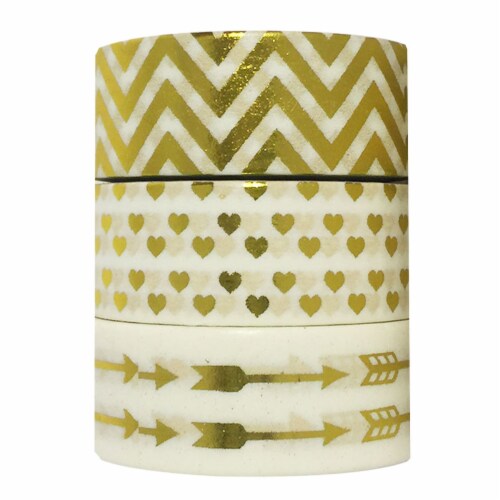 Wrapables Washi Masking Tape (Set of 3), Love is Complicated Perspective: back