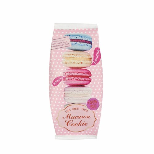 Wrapables Trendy Food Pencil Case and Stationery Pouches (Set of 3), Pink Perspective: back