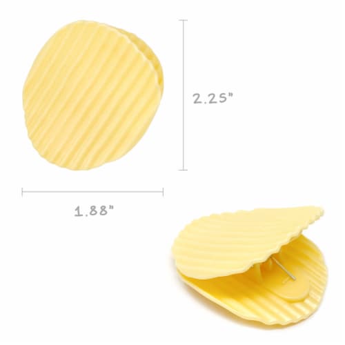 Wrapables Potato Chip Clip, Fresh Foods Snack Bag Closure Clip