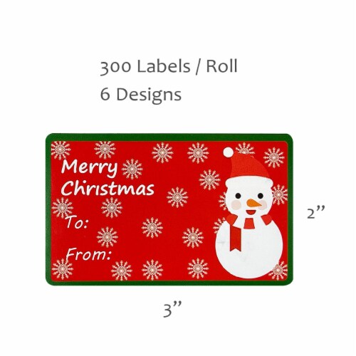 Wrapables Christmas Holiday Adhesive Gift Tags for Gifts & Stationery,  Arctic Joy, 1 Pieces - Fry's Food Stores