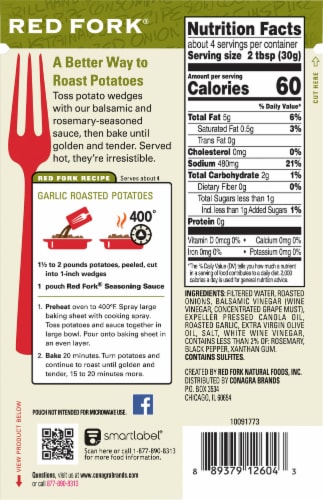Red Fork Garlic Roasted Potato Seasoning Sauce Perspective: back