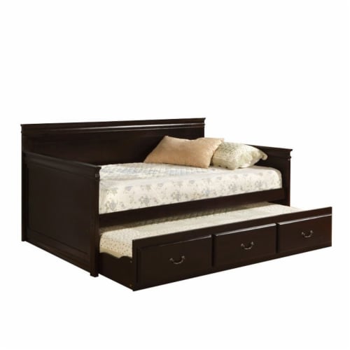 Espresso daybed with shop trundle