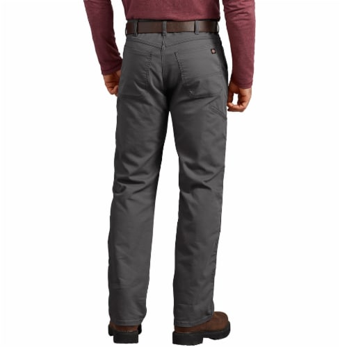Dickies Men's Tough Max Flex Duck Regular Fit Utility Pants - Slate Perspective: back