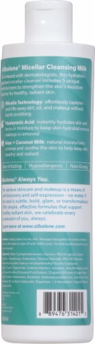 Albolene® Micellar Milk Facial Cleanser Perspective: back