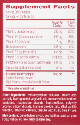 Lipo Flavonoid® Plus Inner Ear Health Caplets Perspective: back