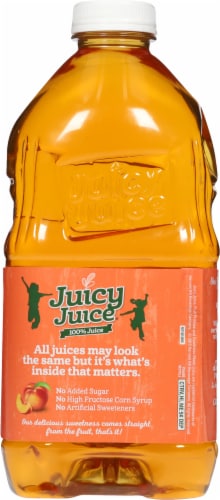 Juicy Juice Peach Apple Juice 100% Juice Perspective: back