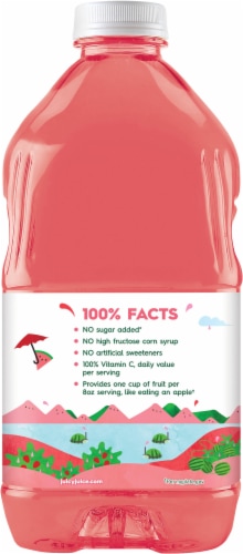 Juicy Juice Strawberry Watermelon Juice 100% Juice Perspective: back