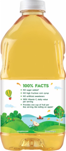 Juicy Juice® No Sugar Added 100% Apple Juice Perspective: back