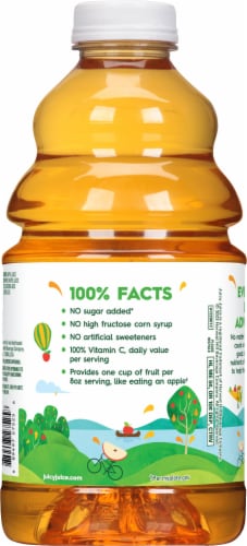 Juicy Juice Apple Juice 100% Juice Perspective: back