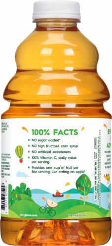 Juicy Juice Apple Juice 100% Juice Perspective: back