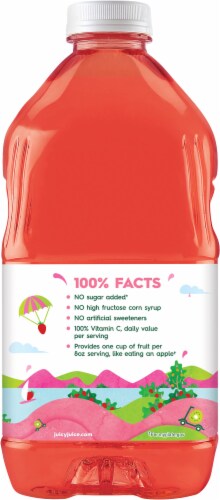 Juicy Juice® No Sugar Added 100% Kiwi Strawberry Juice Perspective: back