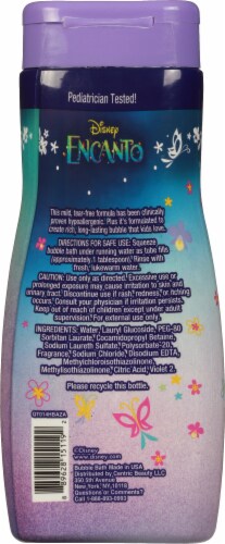 Encanto Tropical Bouquet Scented Bubble Bath Perspective: back