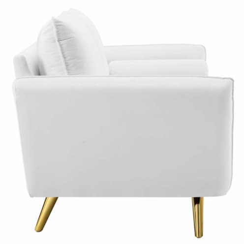 Revive Performance Velvet Sofa-EEI-3988 white Perspective: back