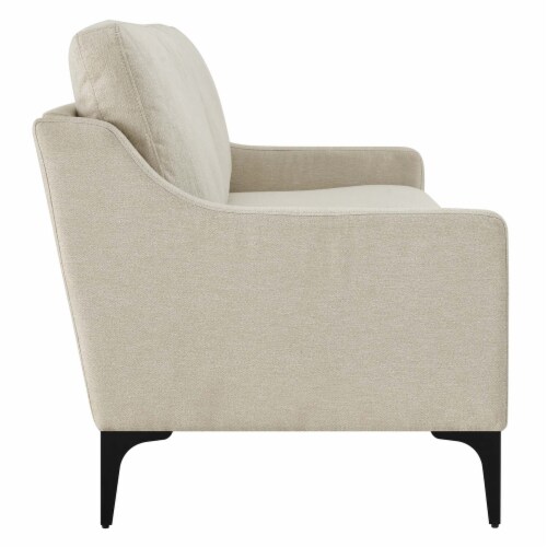 Corland Upholstered Fabric Sofa-EEI-6019-BEI beige Perspective: back