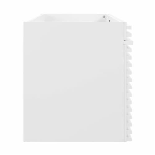 Render 48 Wall-Mount Bathroom Vanity Cabinet-EEI-5867-CHA white Perspective: back