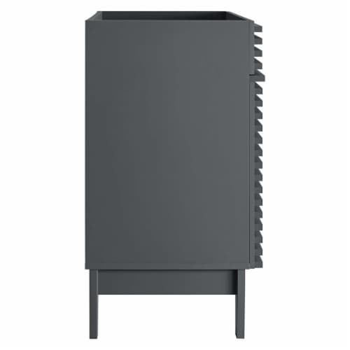 Render 30 Bathroom Vanity Cabinet, Gray Perspective: back