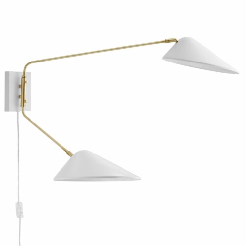 2 light swing arm wall lamp discount