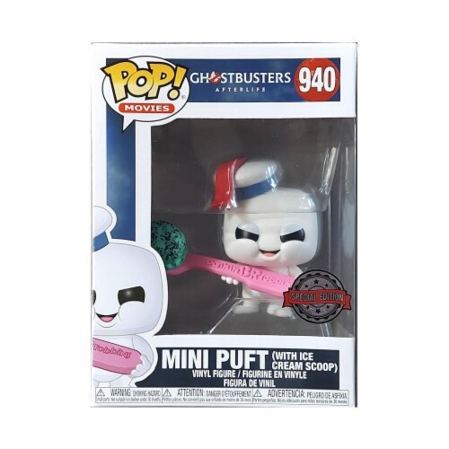 mini puft with ice cream scoop
