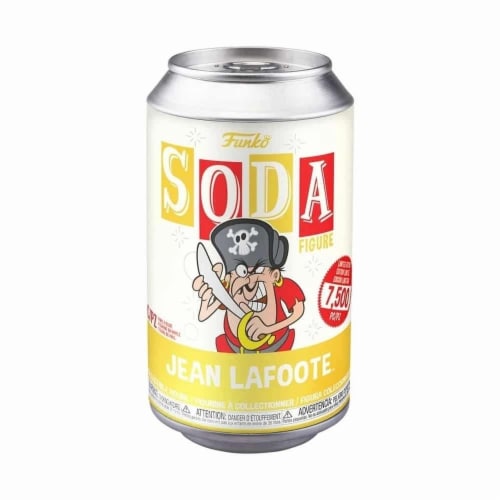 Funko Soda Quaker Oats Jean LaFoote Pirate-Foe of Cap'n Crunch Figure Perspective: back