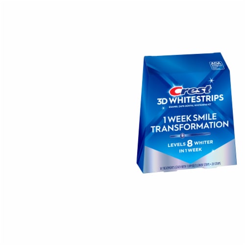 Crest 3DWhitestrips Glamorous White At-home Teeth Whitening Kit Perspective: back