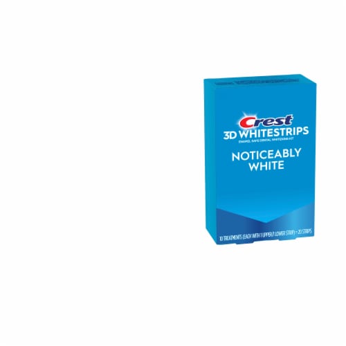 Crest 3D Whitestrips Noticeably White At-home Teeth Whitening Kit Perspective: back