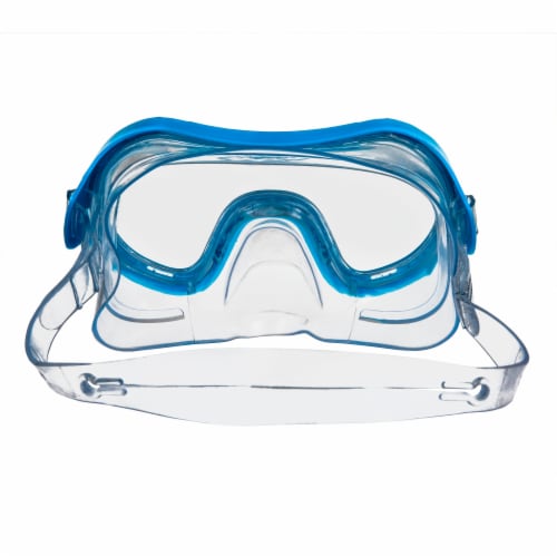 Aqua Leisure Child Jamaica Swim Mask - Blue Perspective: back