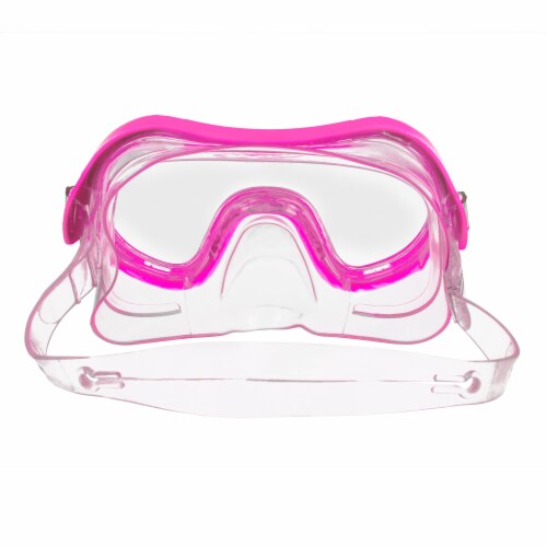 Aqua Leisure Child Jamaica Swim Mask - Pink Perspective: back