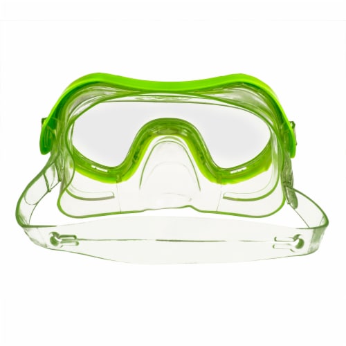 Aqua Leisure Child Jamaica Swim Mask - Yellow Perspective: back