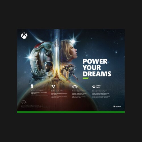 XBox Series X Video Game Console Perspective: back
