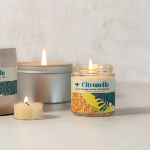 Citronella Apothecary Glass Perspective: back