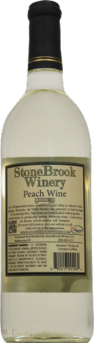 Stonebrook Winery Peach Wine Perspective: back