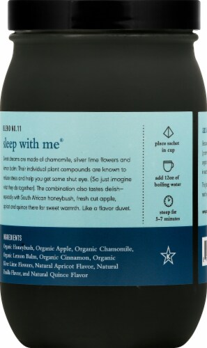Paromi Sleep wiht Me Herbal Tea Full Leaf Tea Sachets Perspective: back