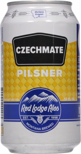 Red Lodge Ales Czechmate Pilsner Perspective: back