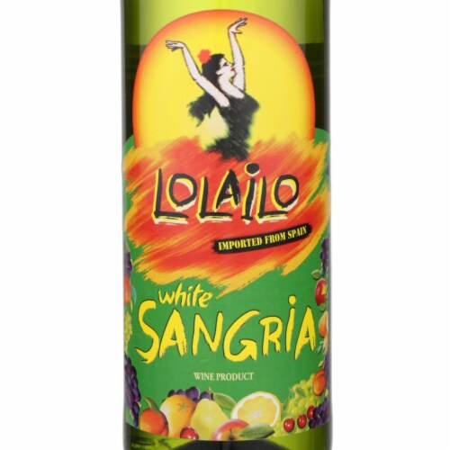Lolailo White Sangria Spanish Wine Perspective: back