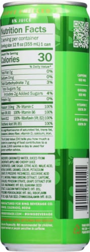 Bing Crisp™ Apple & Cherry Juice Beverage Perspective: back