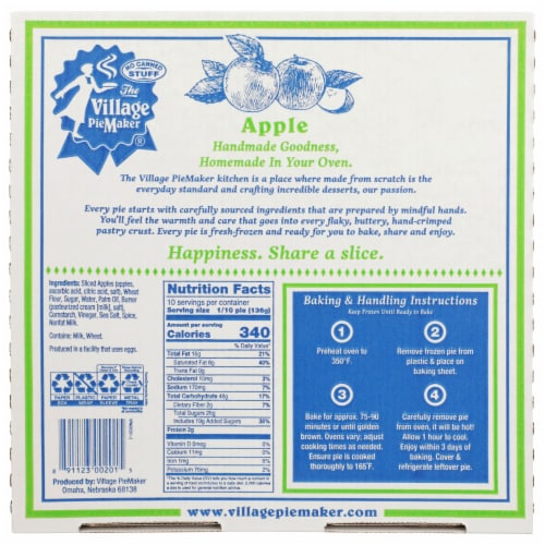 The Village PieMaker Apple Pie Perspective: back