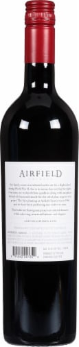 Airfield Estates Cabernet Sauvignon Perspective: back