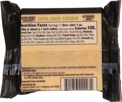 Old Croc® Extra Sharp Cheddar Cheese Perspective: back