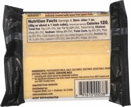 Old Croc® Smoked Sharp Cheddar Cheese Perspective: back