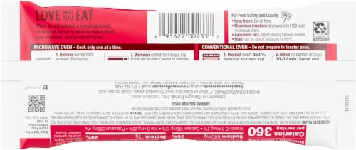 evol® Uncured Bacon Egg & Cheese Frozen Breakfast Burrito Perspective: back