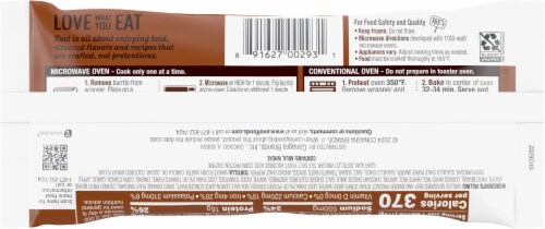 evol.® Fire Grilled Steak Frozen Burrito Perspective: back