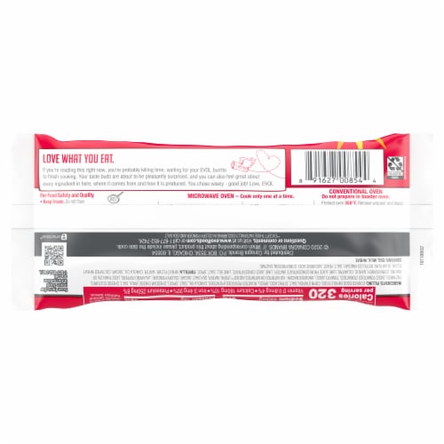 Evol Spicy Uncured Bacon And Egg Burrito Frozen Meal Perspective: back