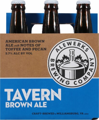 Alewerks Brewing Company Brown Ale Perspective: back
