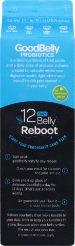 GoodBelly® Probiotic Blueberry Acai Fruit Juice Perspective: back